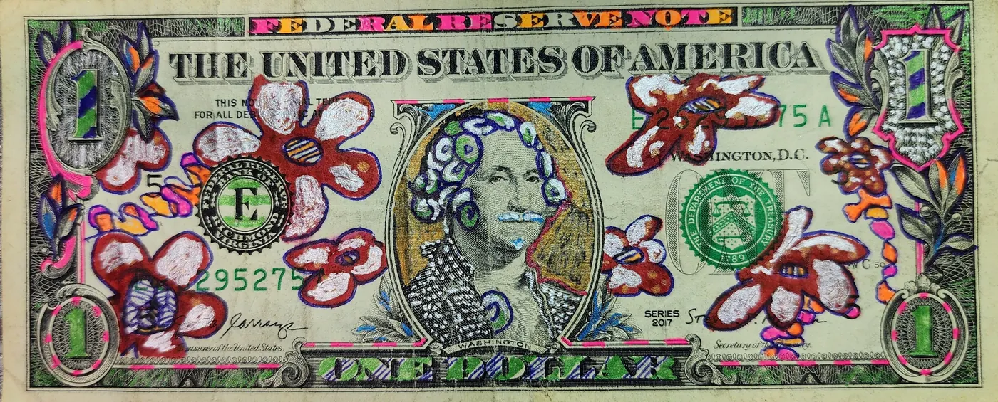 Dollar Bill Art #322