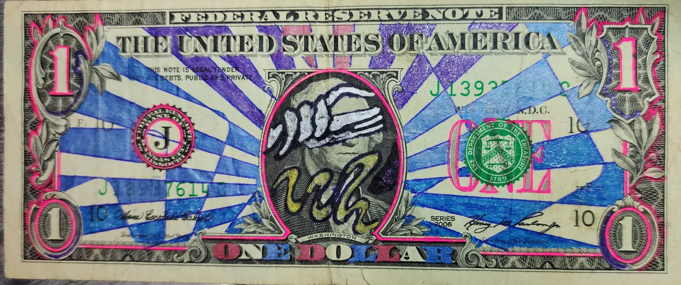 Dollar Bill Art #323