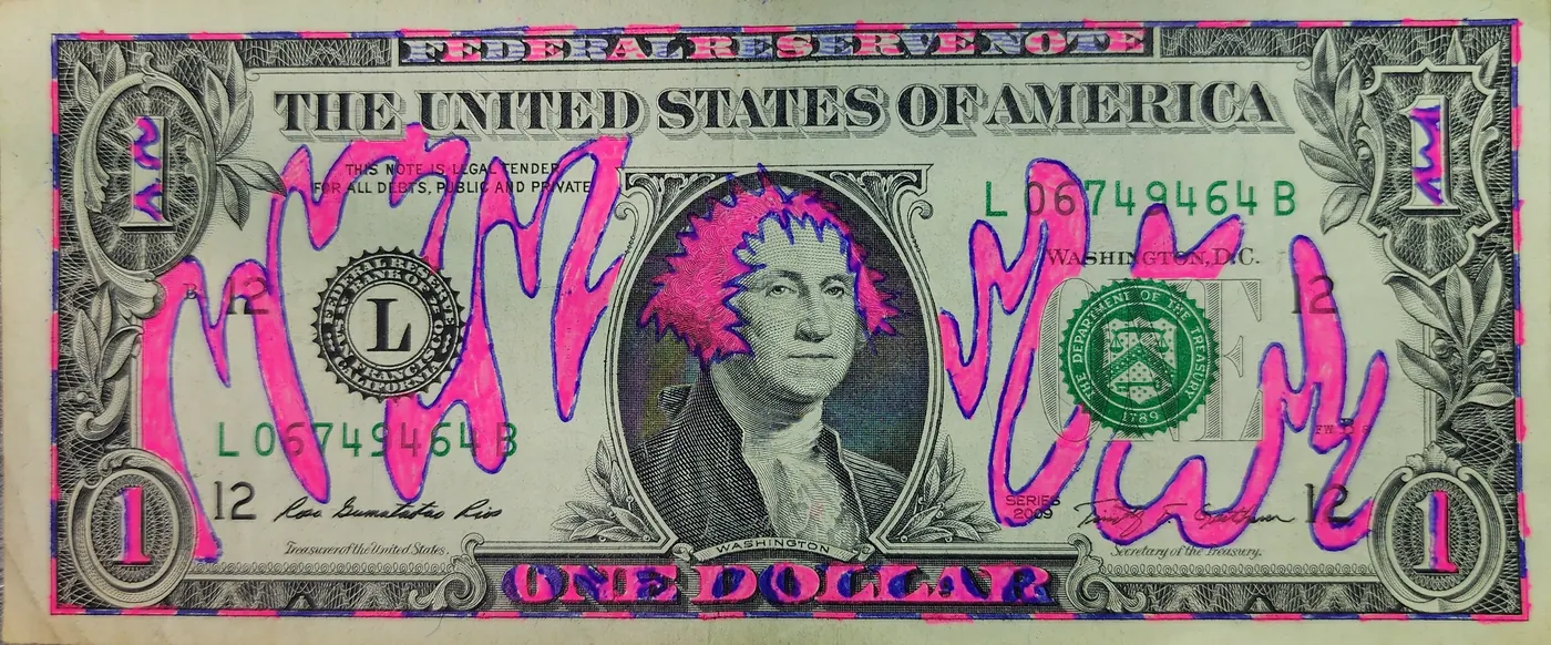 Dollar Bill Art #324