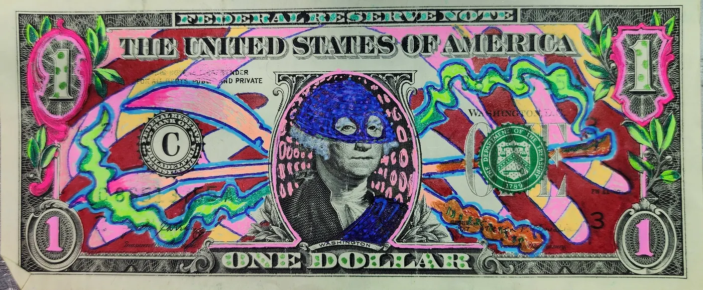 Dollar Bill Art #326