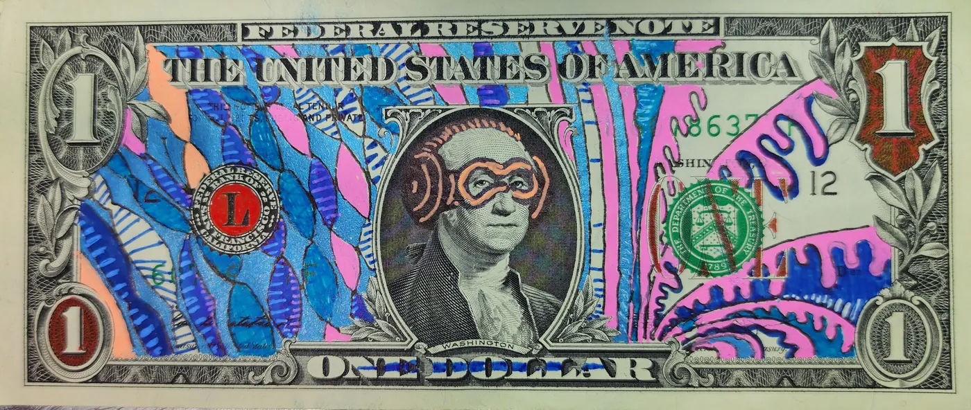 Dollar Bill Art #332