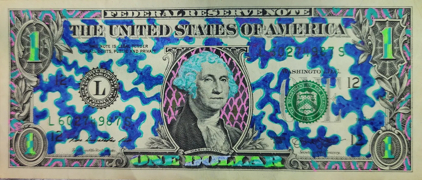 Dollar Bill Art #336