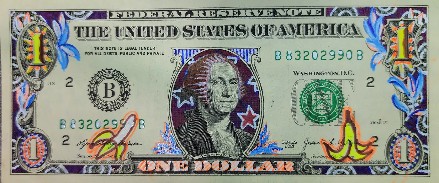 Dollar Bill Art #360