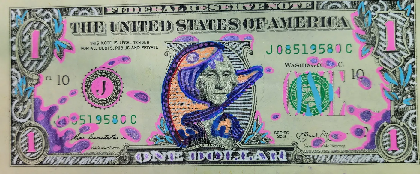 Dollar Bill Art #361