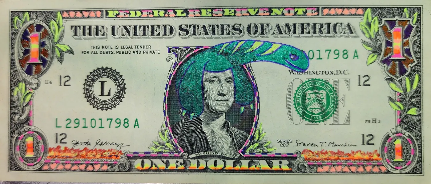 Dollar Bill Art #362