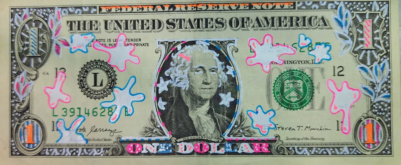 Dollar Bill Art #364