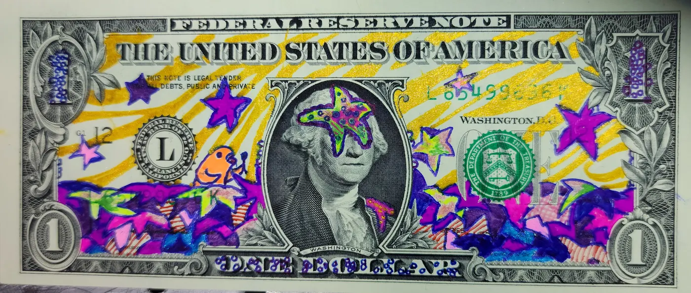 Dollar Bill Art #368