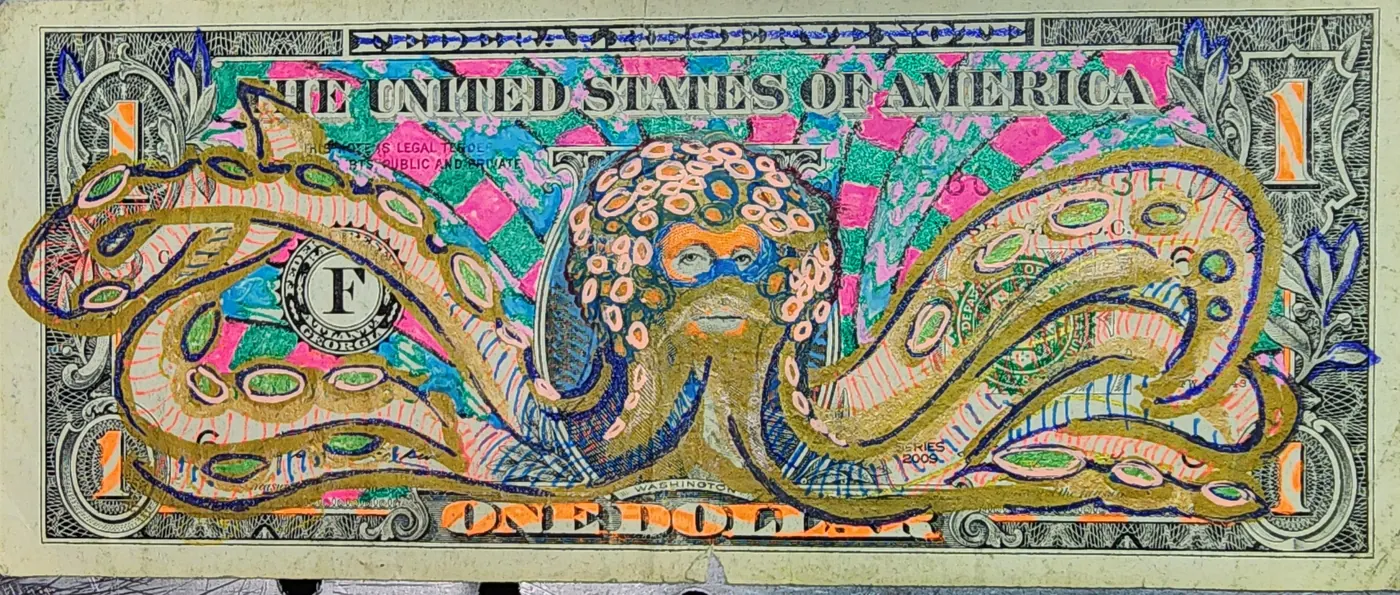 Dollar Bill Art #370