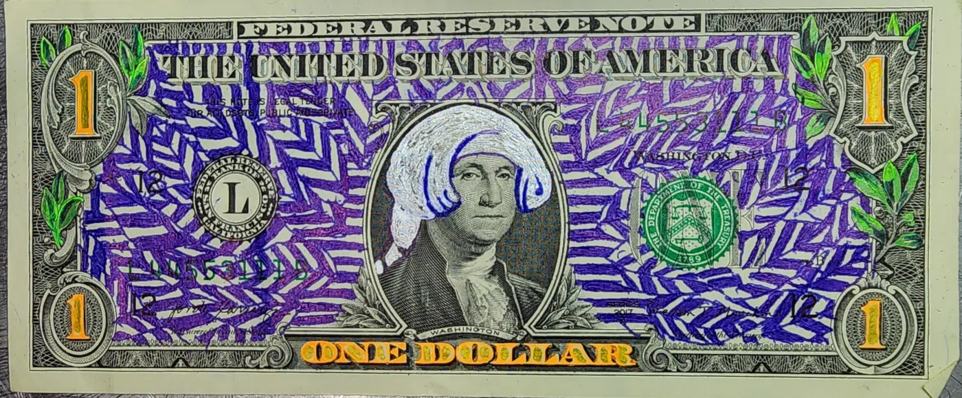 Dollar Bill Art #378