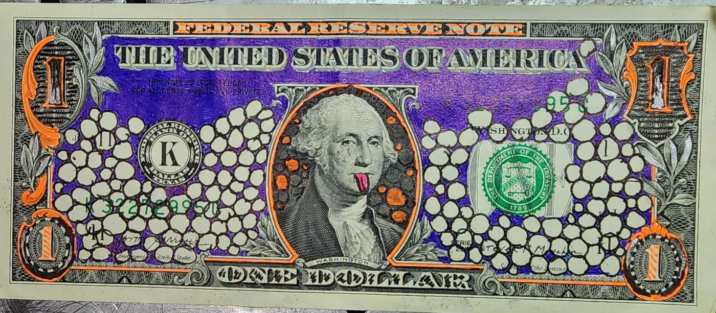 Dollar Bill Art #381