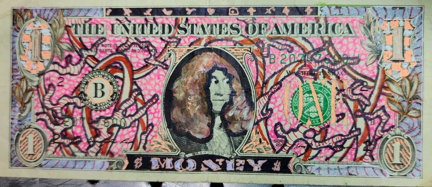Dollar Bill Art #405