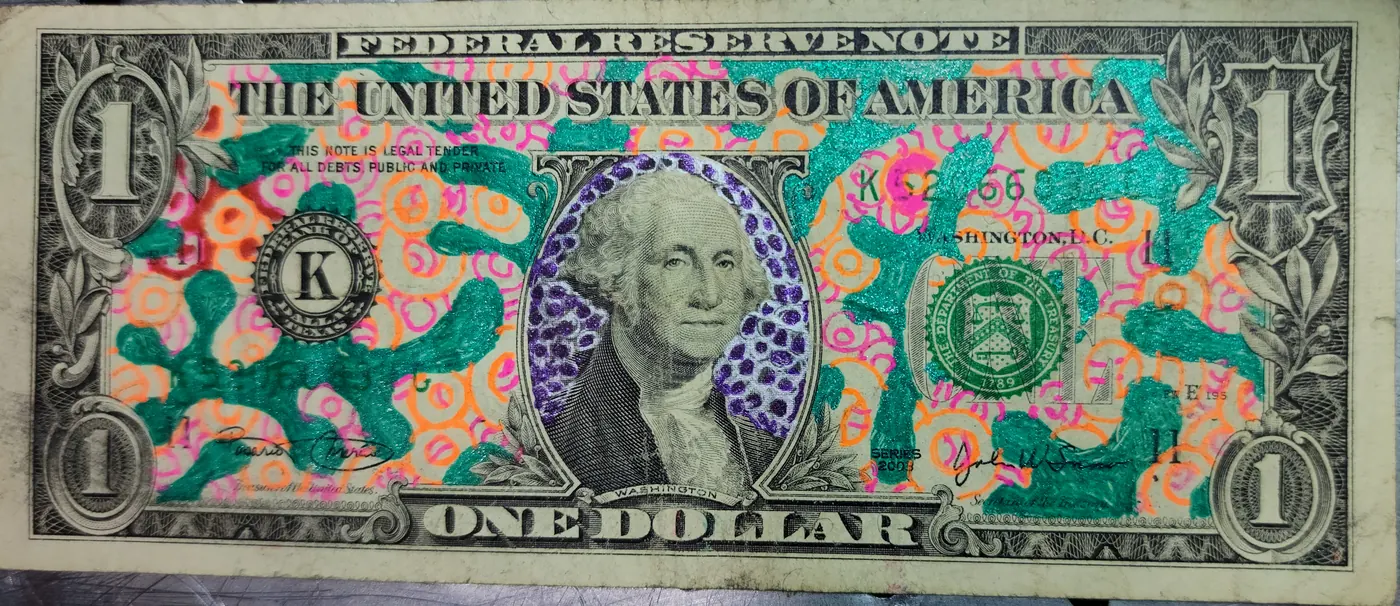 Dollar Bill Art #407