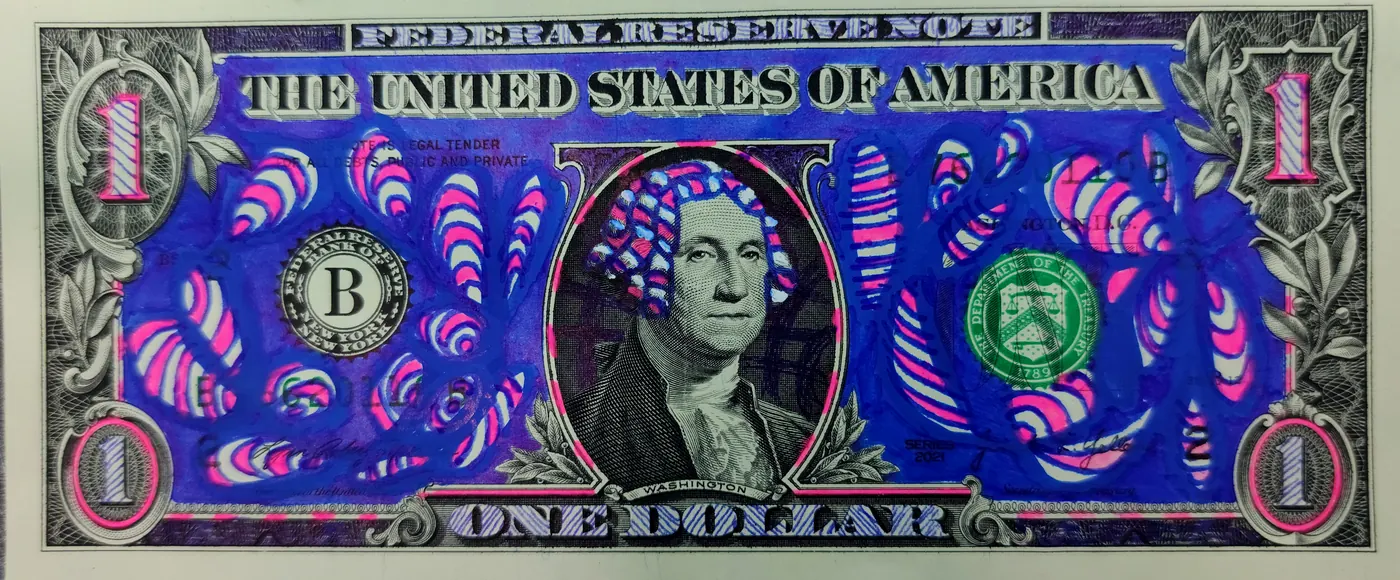 Dollar Bill Art #426