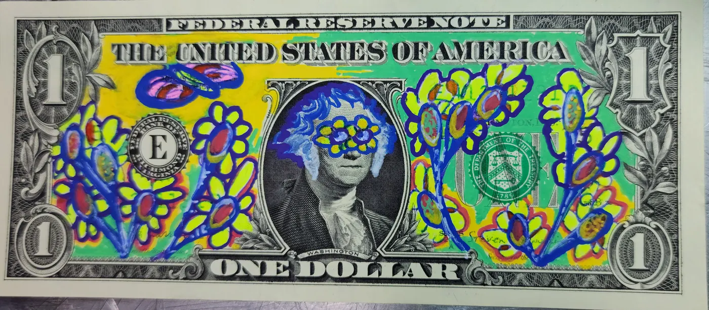 Dollar Bill Art #427