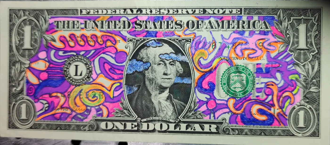 Dollar Bill Art #432