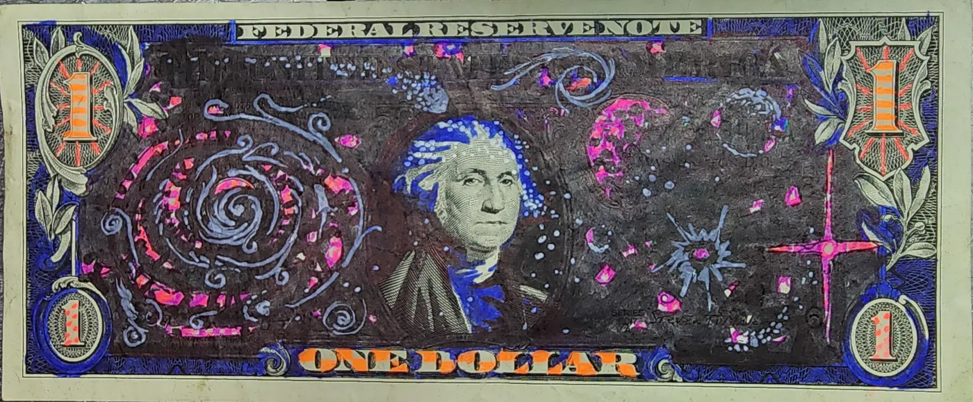 Dollar Bill Art #433