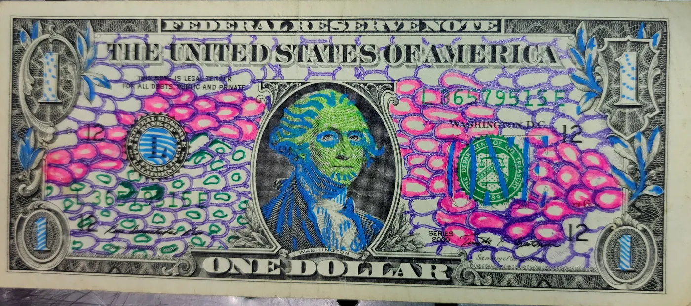 Dollar Bill Art #439