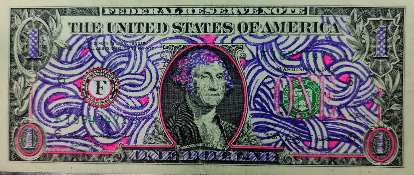 Dollar Bill Art #440