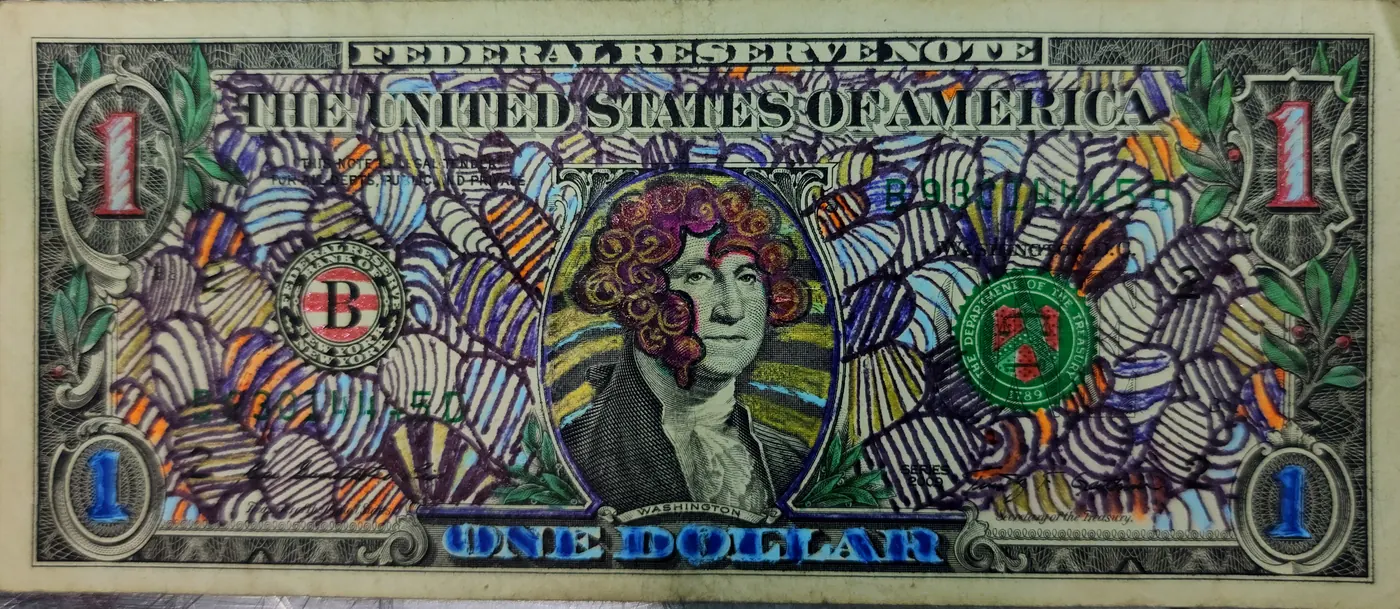 Dollar Bill Art #450