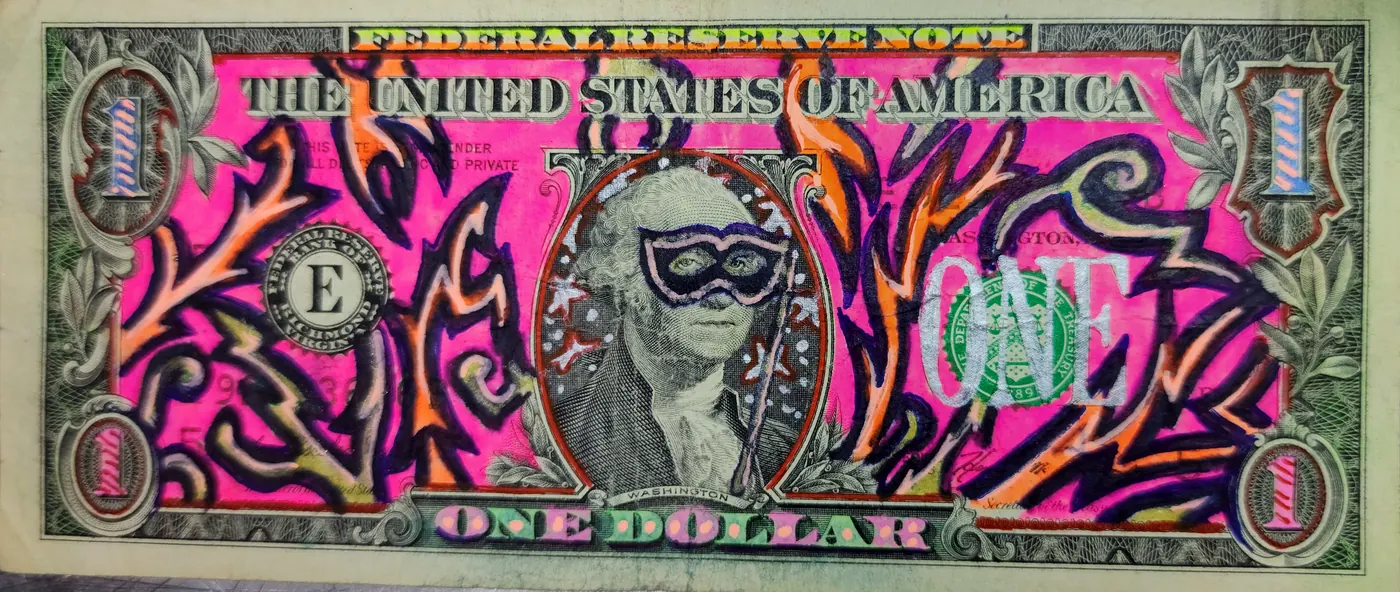 Dollar Bill Art #451