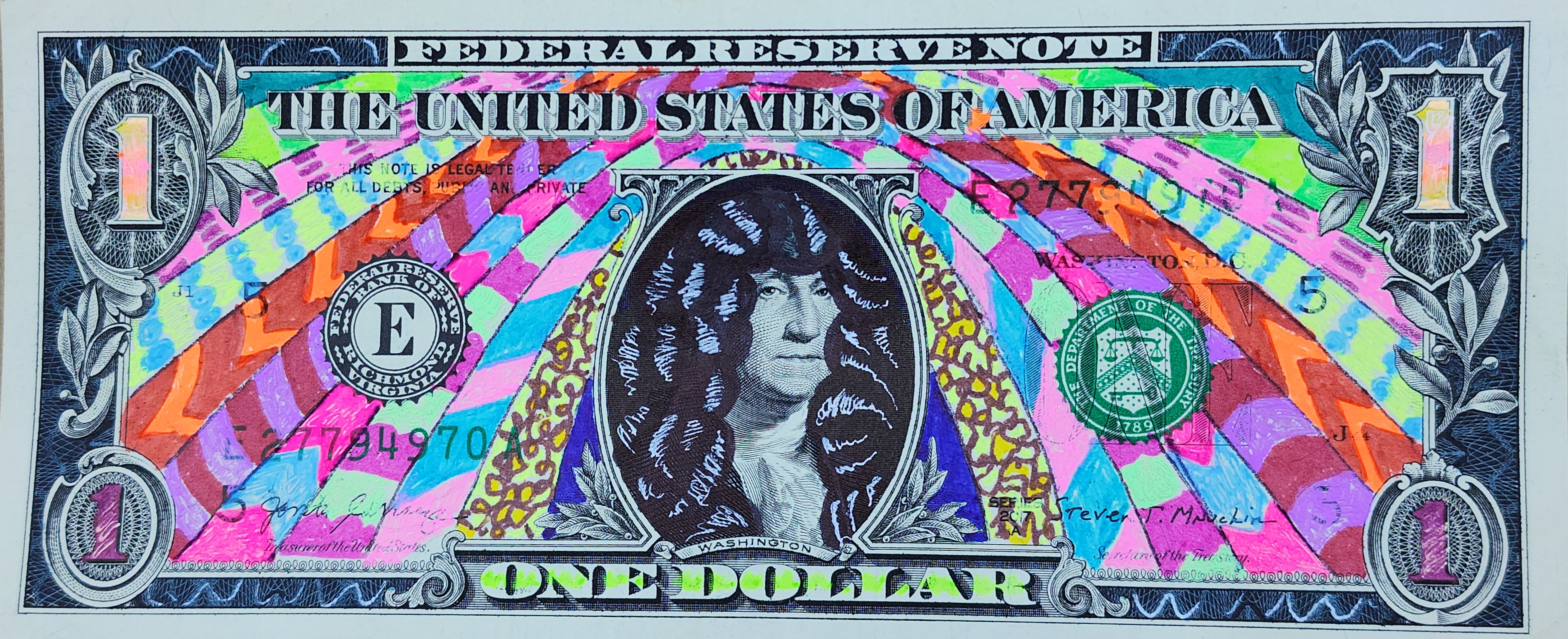 Dollar Bill Art #455