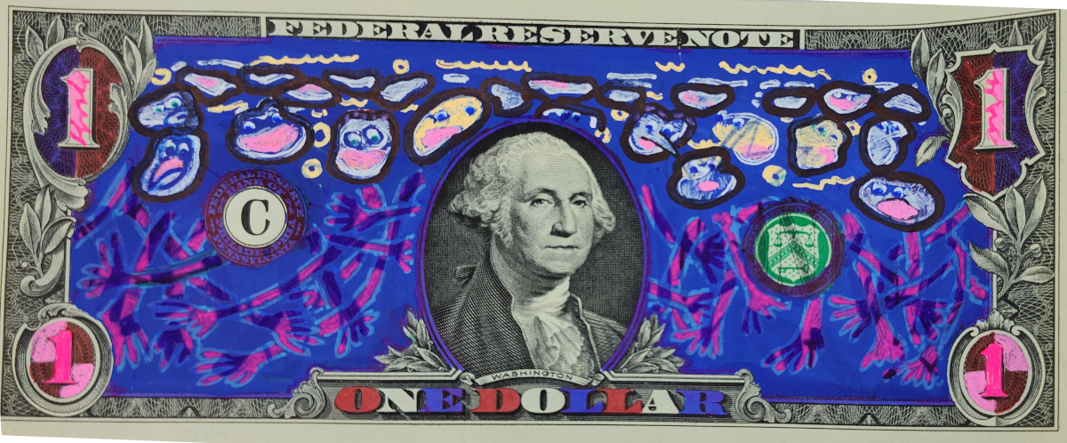 Dollar Bill Art #459
