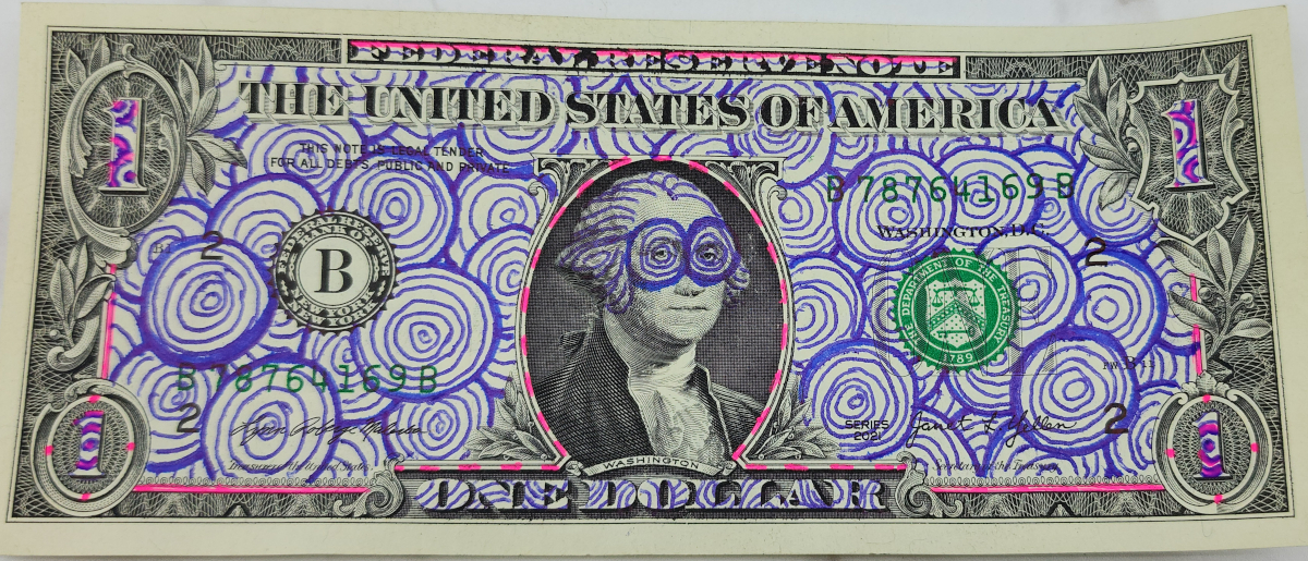 Dollar Bill Art #461