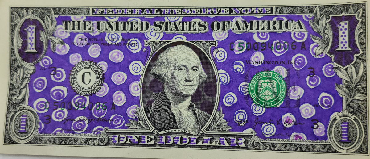 Dollar Bill Art #463