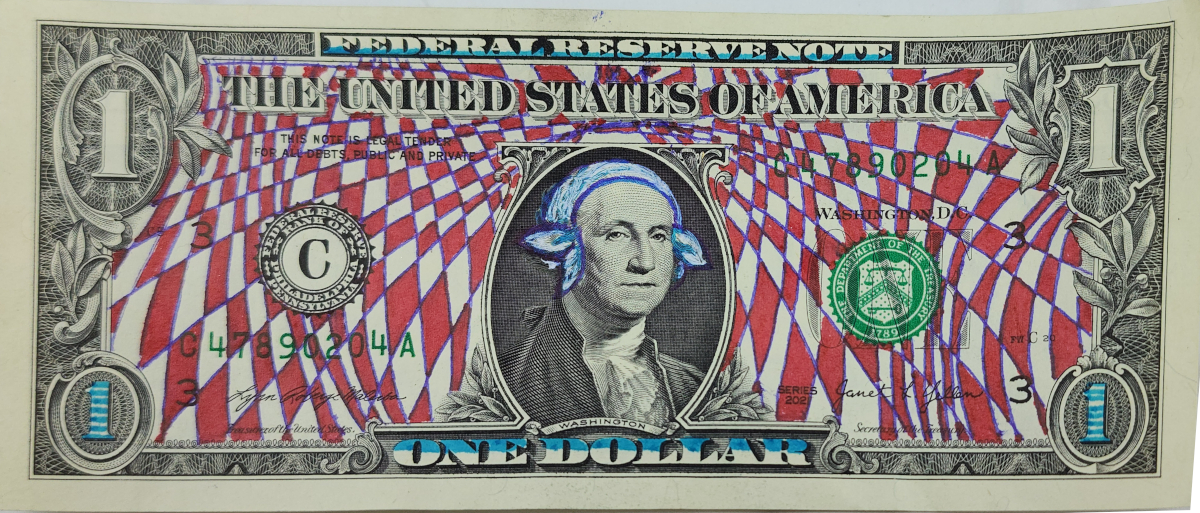 Dollar Bill Art #464
