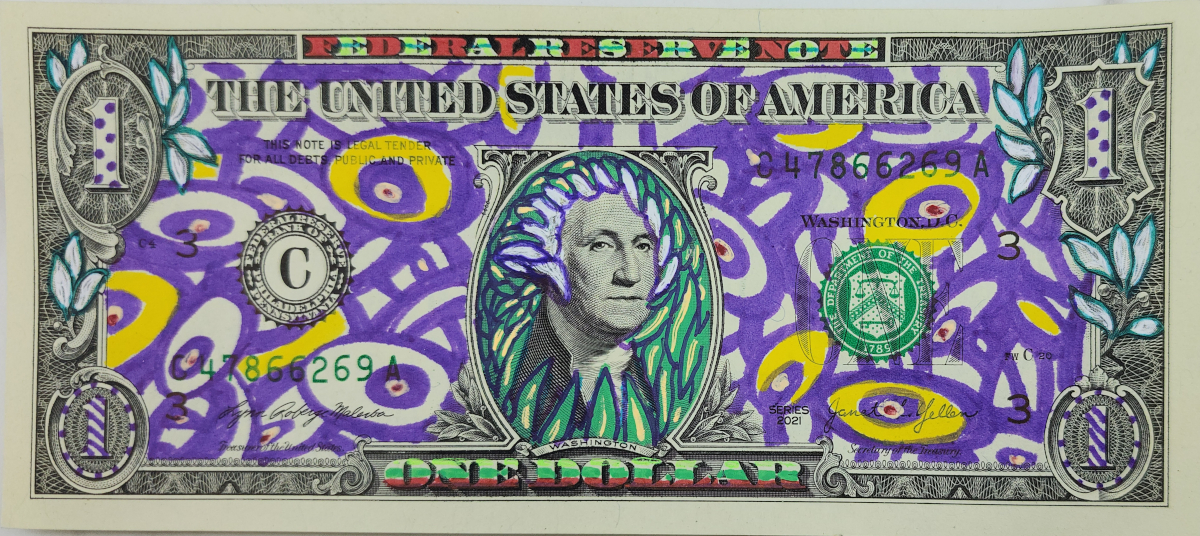 Dollar Bill Art #465