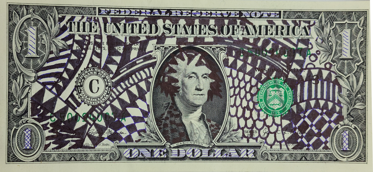 Dollar Bill Art #468