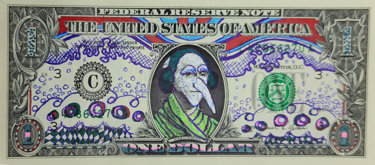 Dollar Bill Art #471