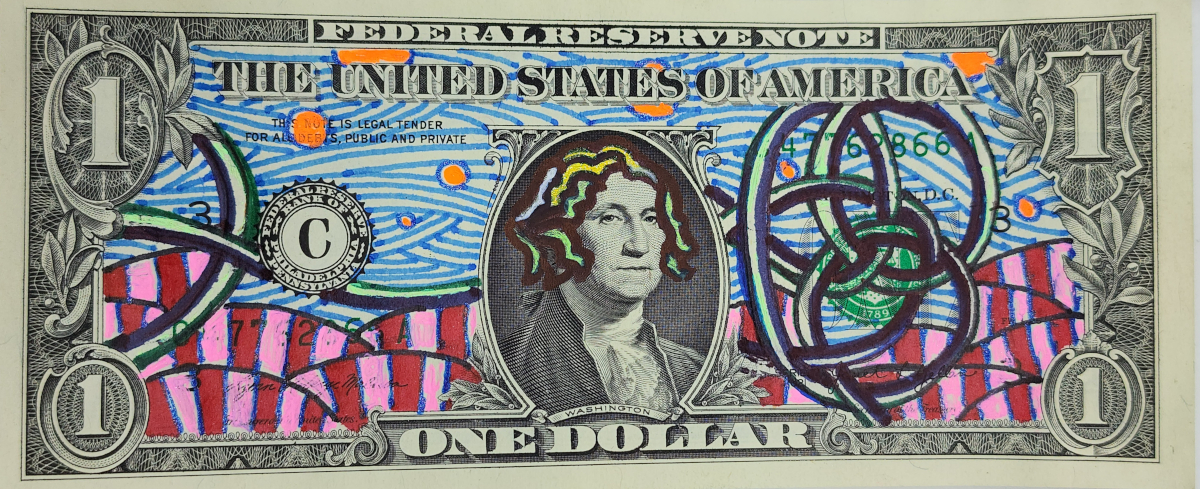 Dollar Bill Art #472