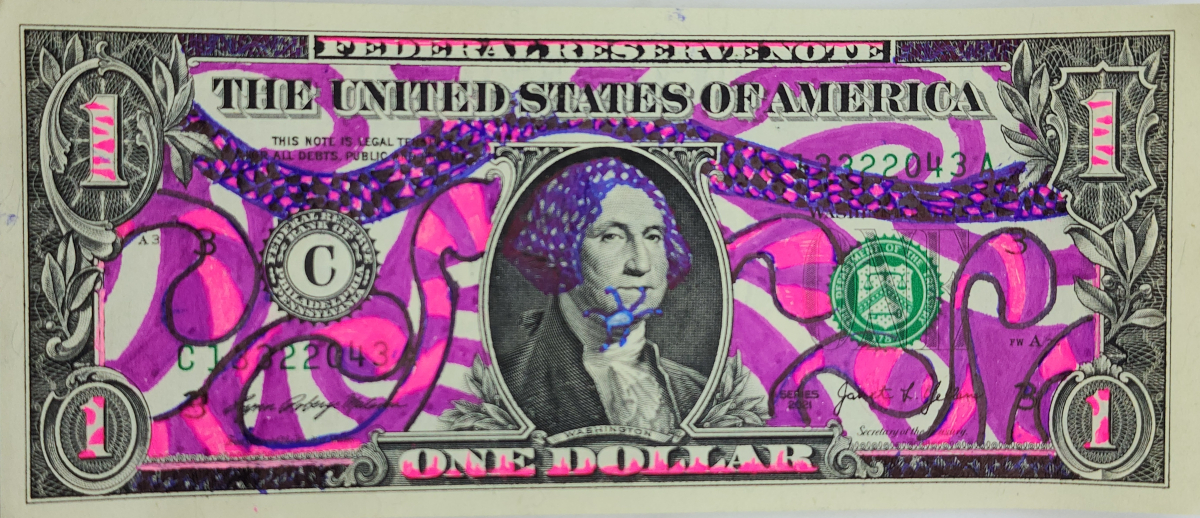 Dollar Bill Art #473