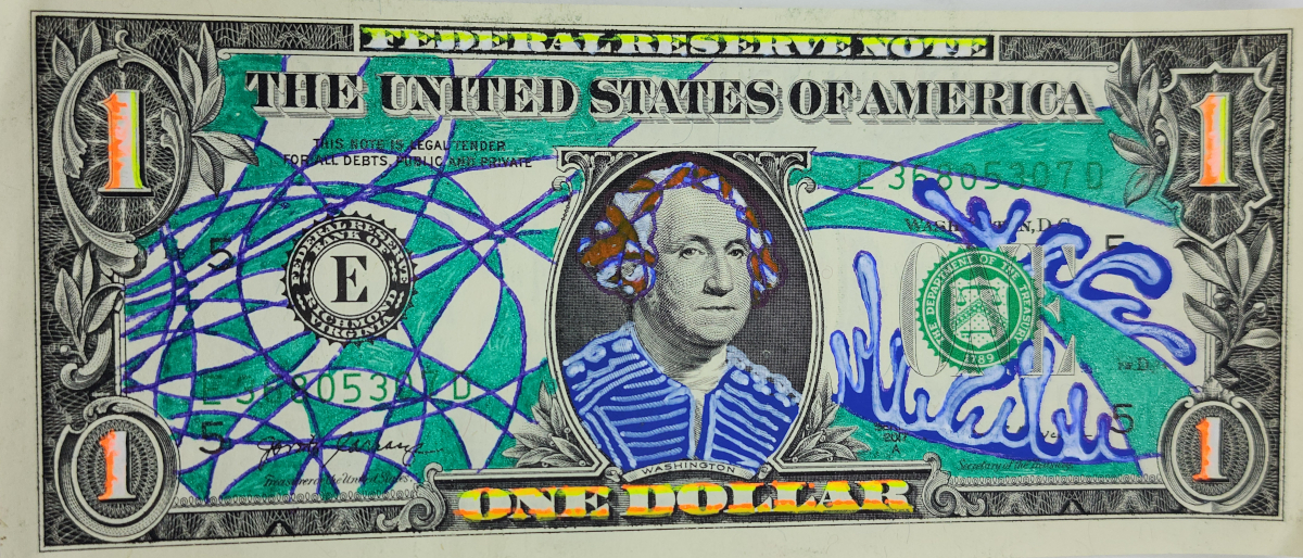 Dollar Bill Art #474
