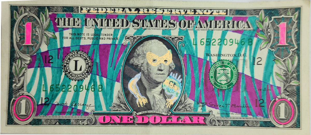 Dollar Bill Art #475