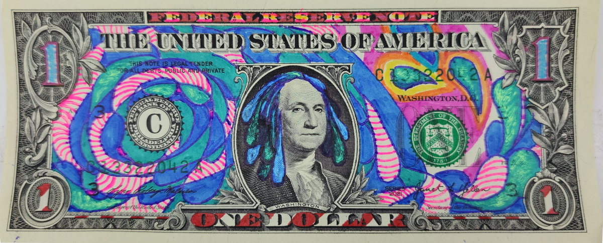 Dollar Bill Art #482