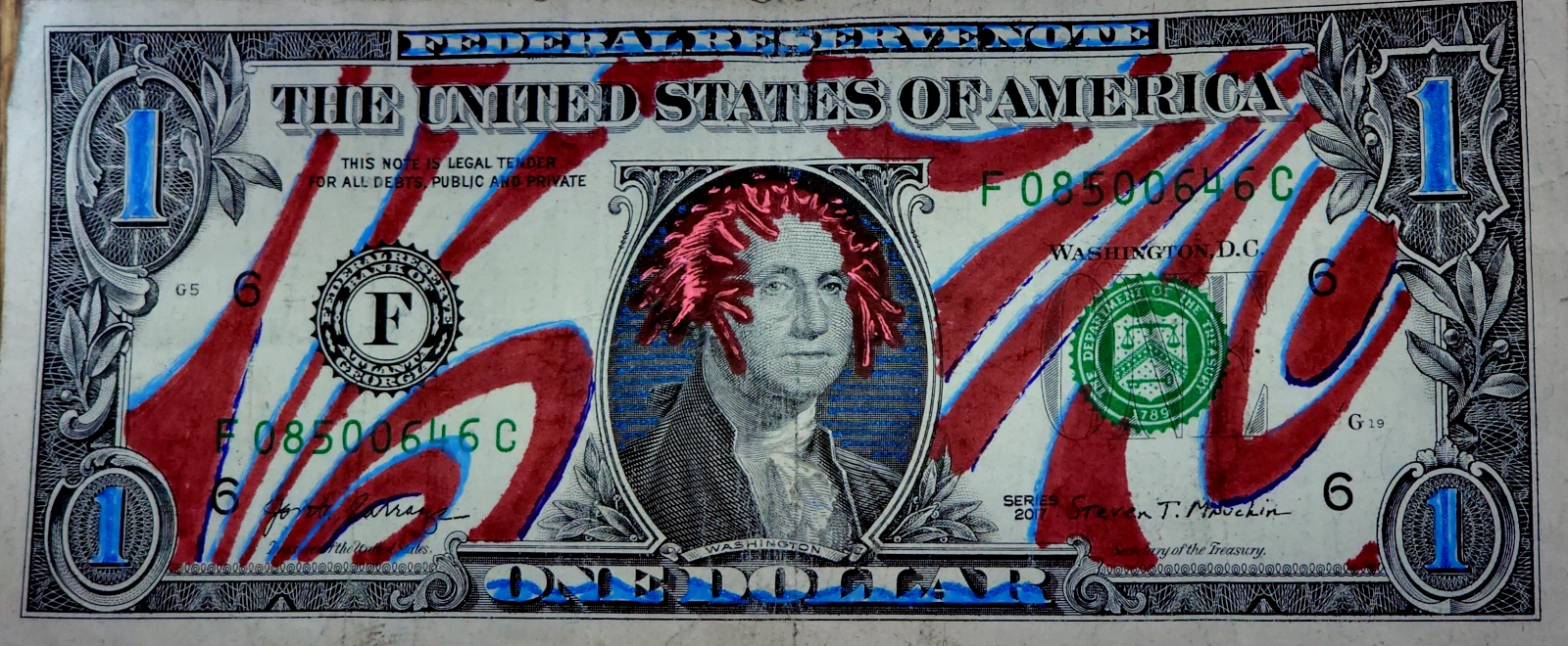 Dollar Bill Art #483