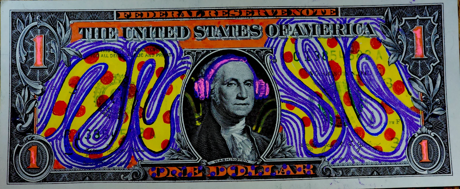 Dollar Bill Art #484