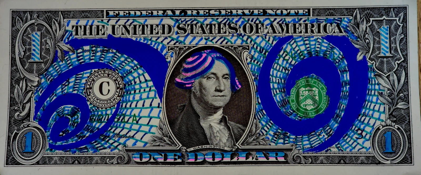 Dollar Bill Art #488