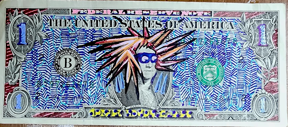 Dollar Bill Art #499