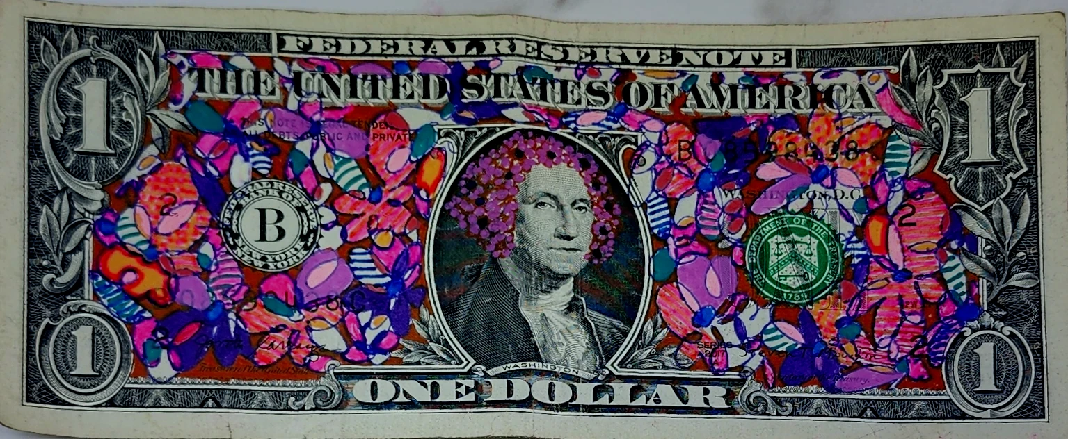 Dollar Bill Art #501