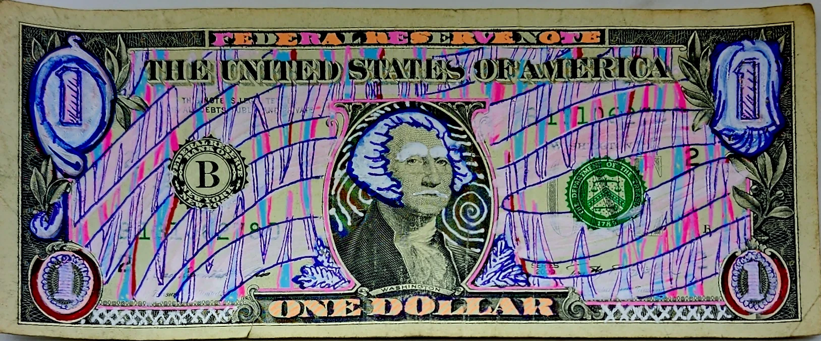 Dollar Bill Art #502