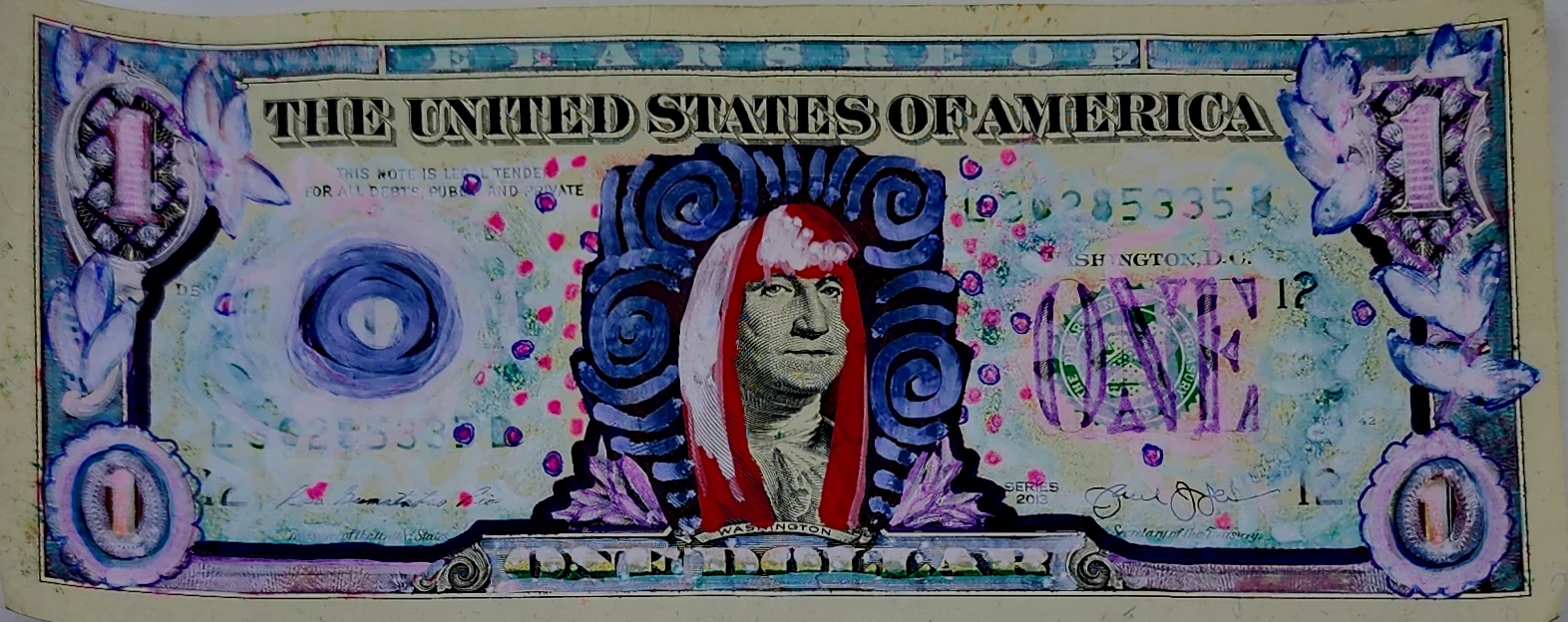 Dollar Bill Art #503