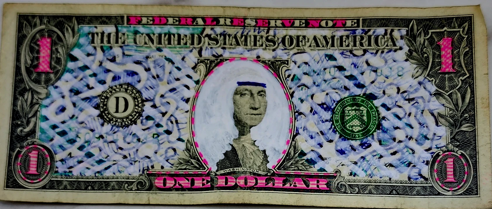 Dollar Bill Art #505