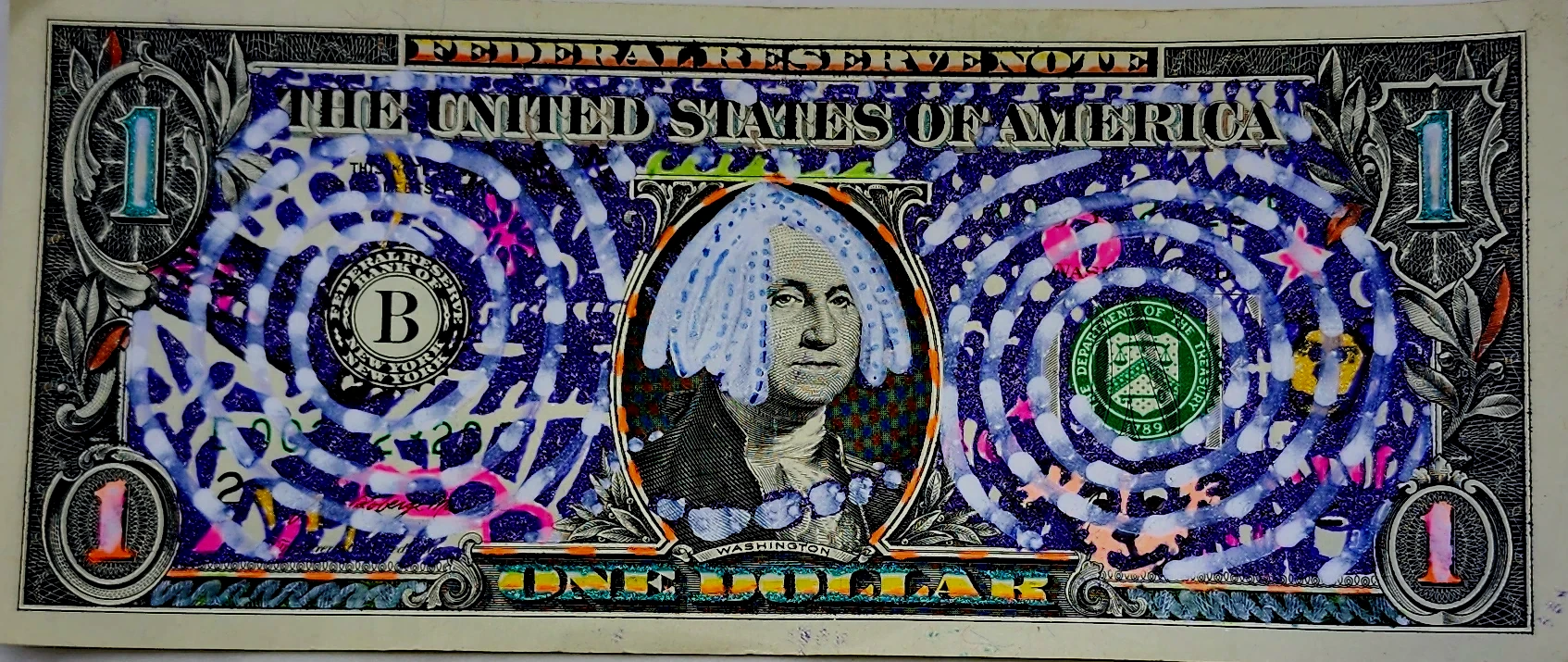 Dollar Bill Art #506