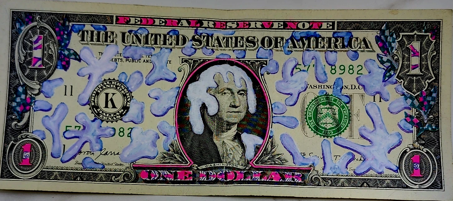 Dollar Bill Art #508