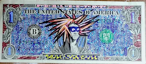 Dollar Bill Art #499