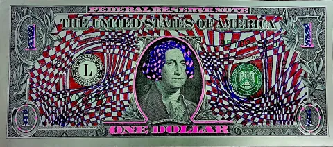 Dollar Bill Art #500