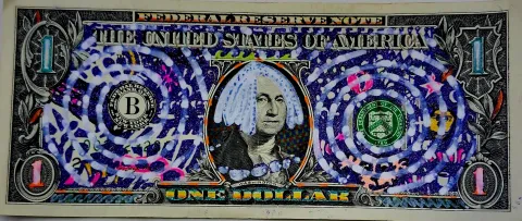 Dollar Bill Art #506